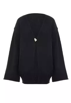 Вязаный кардиган Sidona, черный