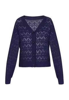 Вязаный кардиган Sidona Knit Cardigan, индиго