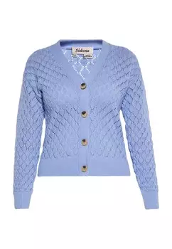 Вязаный кардиган Sidona Knit Cardigan, синий
