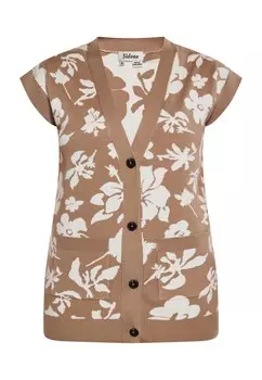 Вязаный кардиган Sidona, коричневый