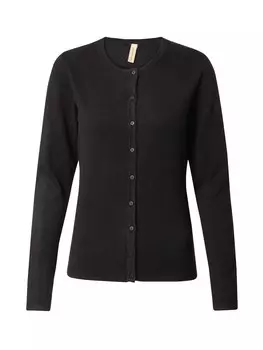 Вязаный кардиган Soyaconcept Dollie, черный