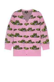 Вязаный кардиган Stan Ray, зеленый