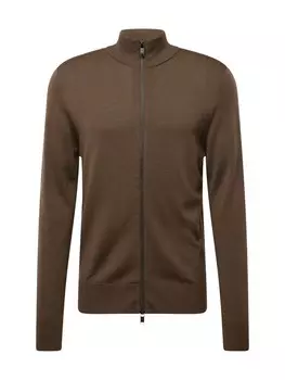 Вязаный кардиган стандартного кроя Drykorn Antonio, шоколад