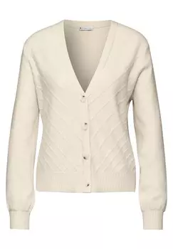 Вязаный кардиган STREET ONE, бежевый