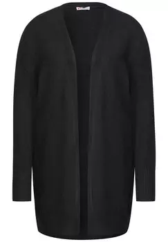 Вязаный кардиган STREET ONE, черный
