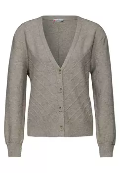 Вязаный кардиган STREET ONE, цвет Chamois