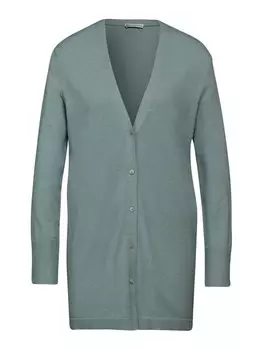 Вязаный кардиган STREET ONE, цвет Cyan blue