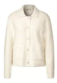 Вязаный кардиган Street One FEDERGARN, экрю