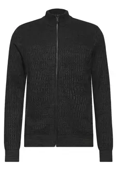 Вязаный кардиган Street One MEN Knit Cardigan, черный