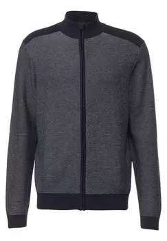 Вязаный кардиган Street One Men, темно-синий