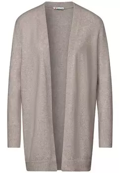 Вязаный кардиган STREET ONE, пятнистый бежевый