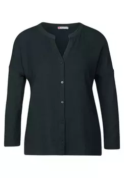 Вязаный кардиган STREET ONE, зеленый