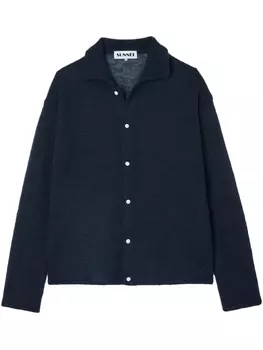 Вязаный кардиган Sunnei, синий