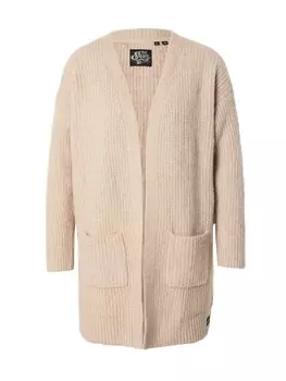 Вязаный кардиган Superdry Essential, бежевый