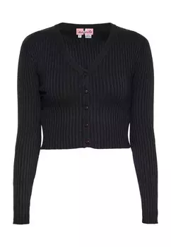 Вязаный кардиган Swirly, черный