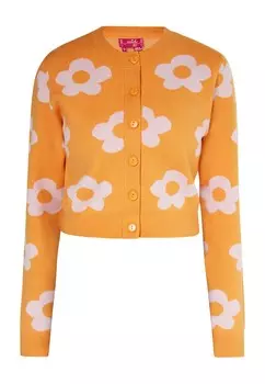 Вязаный кардиган Swirly, цвет Mandarine