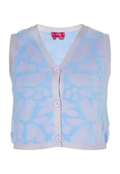 Вязаный кардиган swirly, серый