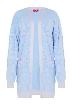 Вязаный кардиган Swirly, синий
