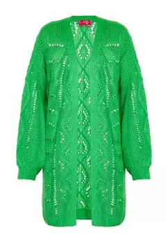 Вязаный кардиган swirly, зеленый
