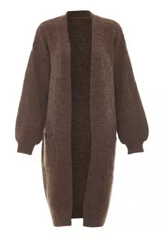 Вязаный кардиган Tanuna, коричневый
