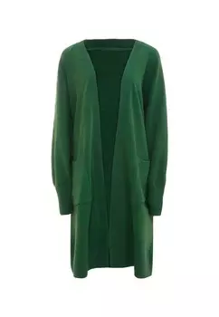 Вязаный кардиган Tanuna, темно-зеленый
