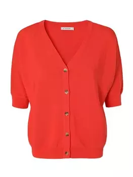 Вязаный кардиган TATUUM Knit Cardigan Ponko, цвет light red