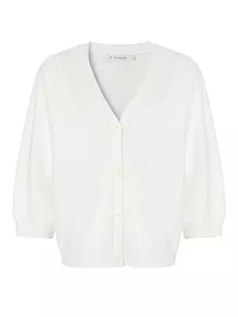 Вязаный кардиган TATUUM Lumi, белый