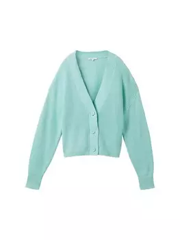 Вязаный кардиган Tom Tailor, цвет Aqua
