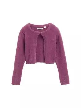 Вязаный кардиган TOM TAILOR Knit Cardigan, фиолетовый