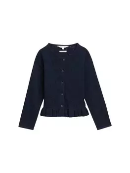 Вязаный кардиган TOM TAILOR Knit Cardigan, морской синий