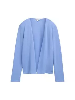 Вязаный кардиган TOM TAILOR Knit Cardigan, синий деним