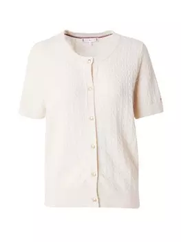 Вязаный кардиган TOMMY HILFIGER Knit Cardigan, бежевый