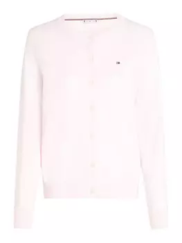 Вязаный кардиган TOMMY HILFIGER Knit Cardigan, розовый