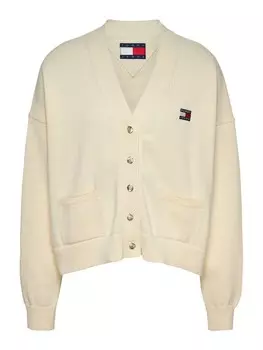 Вязаный кардиган Tommy Jeans, белый