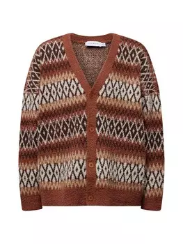 Вязаный кардиган Topman, цвет Chestnut Brown/Chocolate