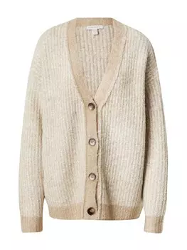 Вязаный кардиган Topshop, бежевый/песочный