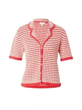 Вязаный кардиган TOPSHOP, красный