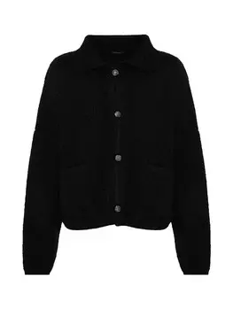 Вязаный кардиган Trendyol, черный