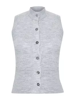 Вязаный кардиган Trendyol, пятнистый серый