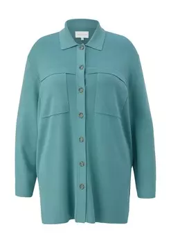 Вязаный кардиган Triangle, бирюзовый