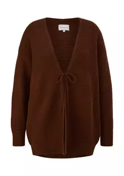 Вязаный кардиган TRIANGLE, коричневый