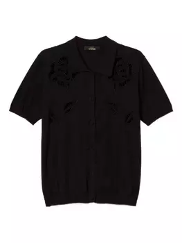 Вязаный кардиган TWINSET, черный