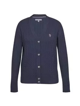 Вязаный кардиган U.S. POLO ASSN. Gill, сапфировый