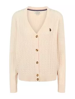 Вязаный кардиган U.S. POLO ASSN. Gill, розовый