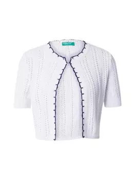 Вязаный кардиган UNITED COLORS OF BENETTON, белый