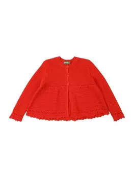 Вязаный кардиган United Colors Of Benetton, красный