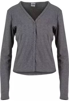 Вязаный кардиган Urban Classics Knit Cardigan, темно-серый