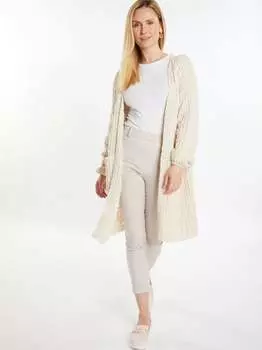 Вязаный кардиган Usha, экрю