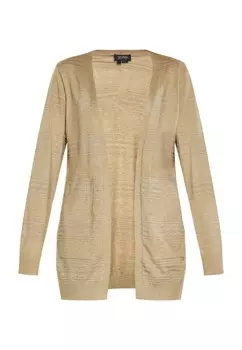 Вязаный кардиган usha BLACK LABEL, темно-бежевый