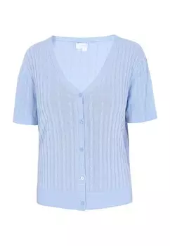 Вязаный кардиган usha BLUE LABEL Everyday Fashion, светло-синий
